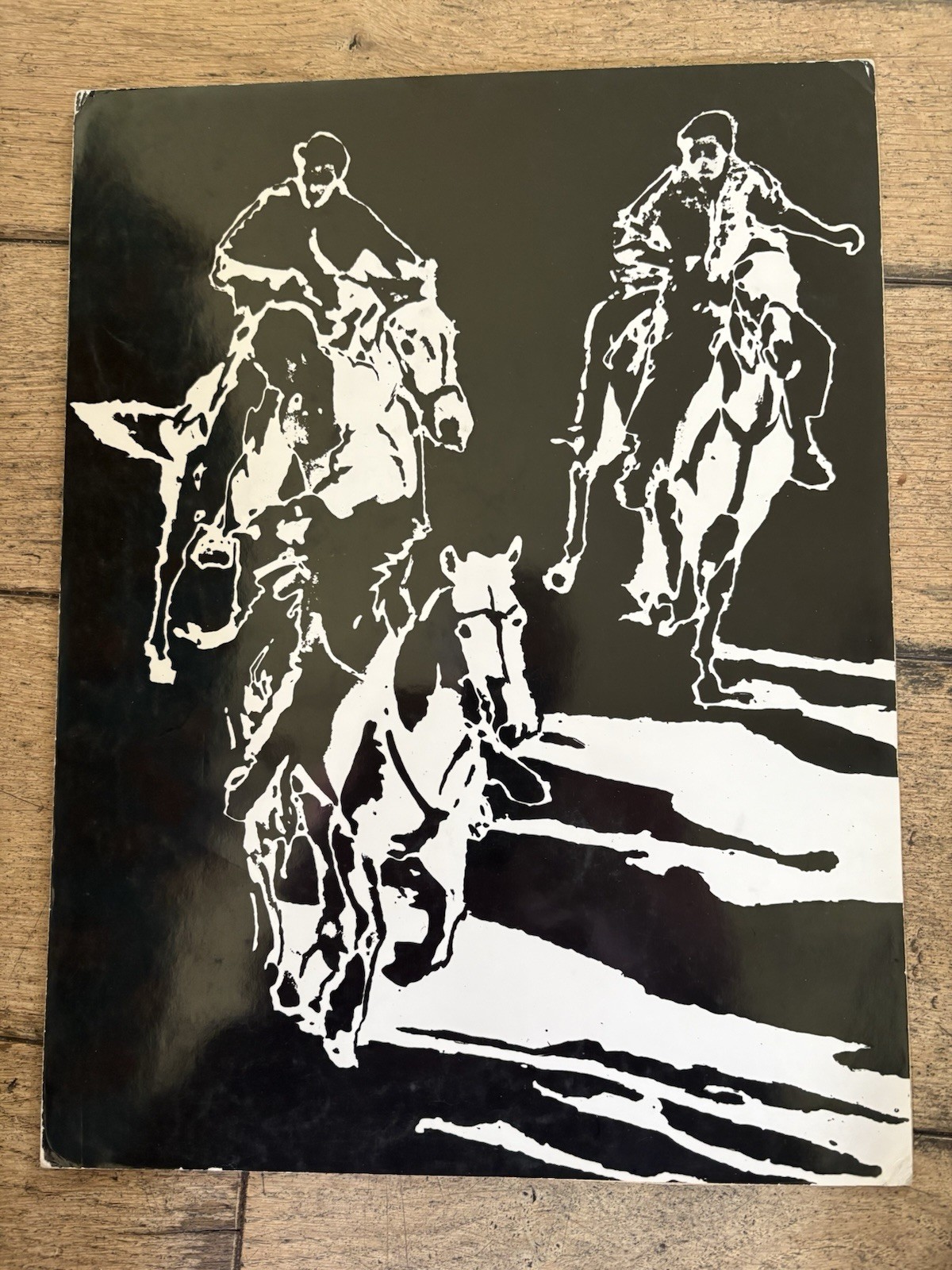 Original Vintage Gilbert Andre Horse Racing Photograph