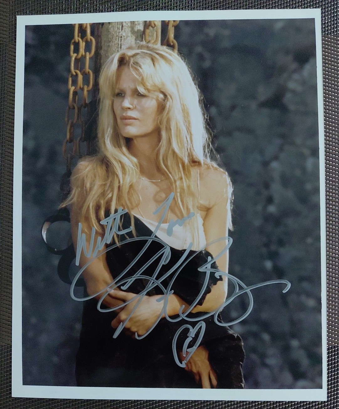 KIM BASSINGER * Model Hand Signed 8 X 10 Autograph