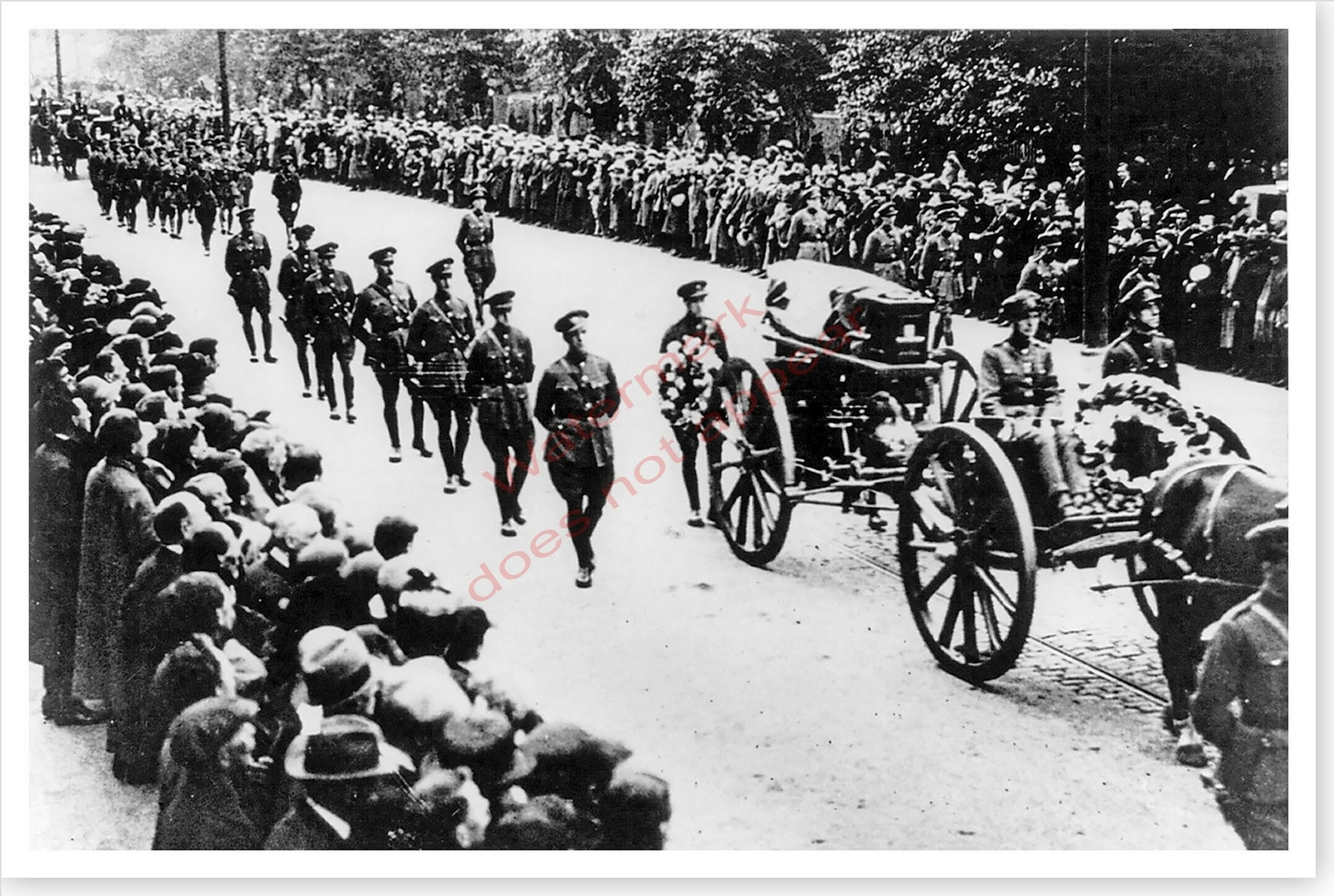 Irish Republican General Michael Collins Funeral Procession 8 x 12 Photo