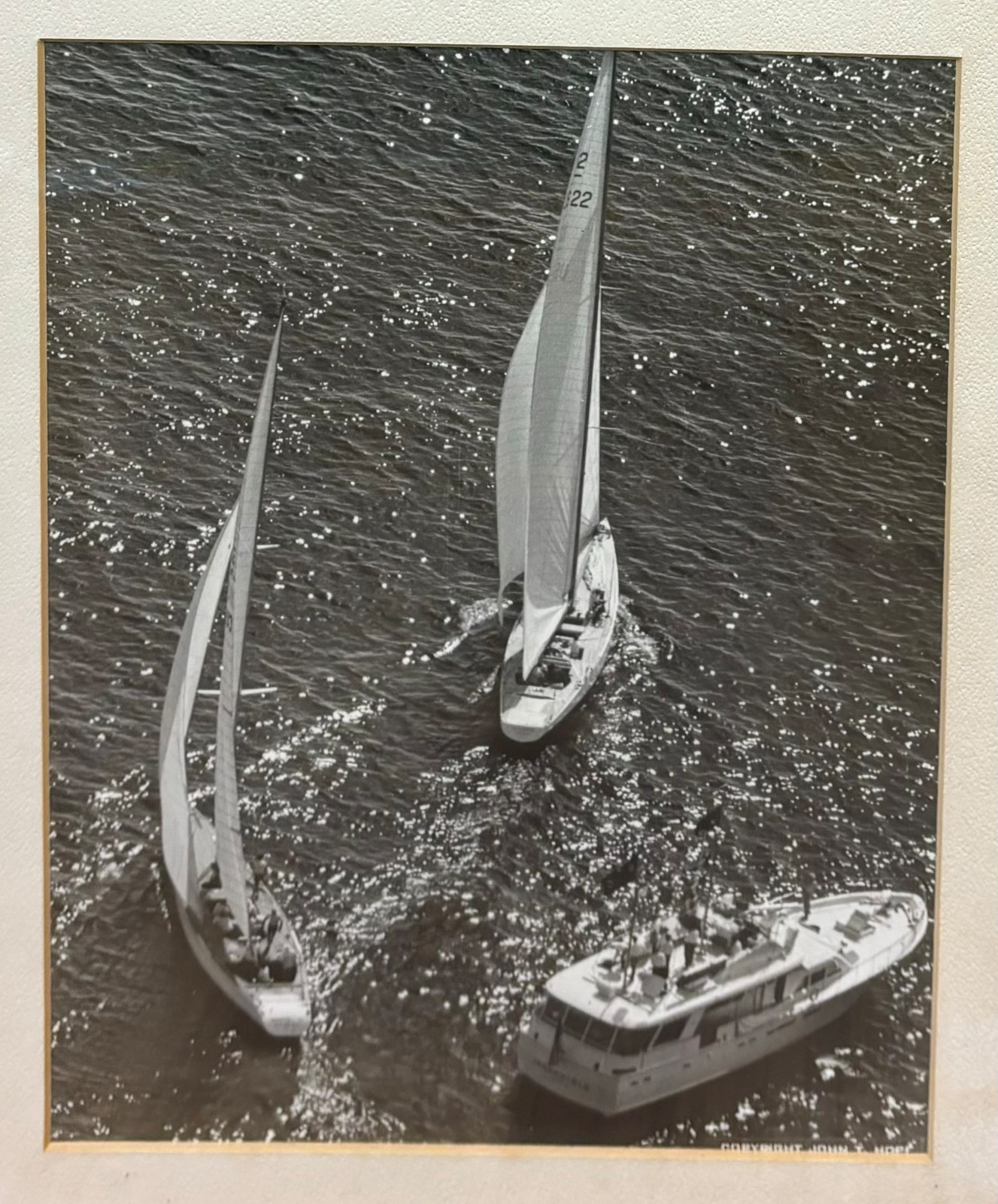 Original JOHN HOPF 1970 America’s Cup SAILING RACE Controversial START Photos