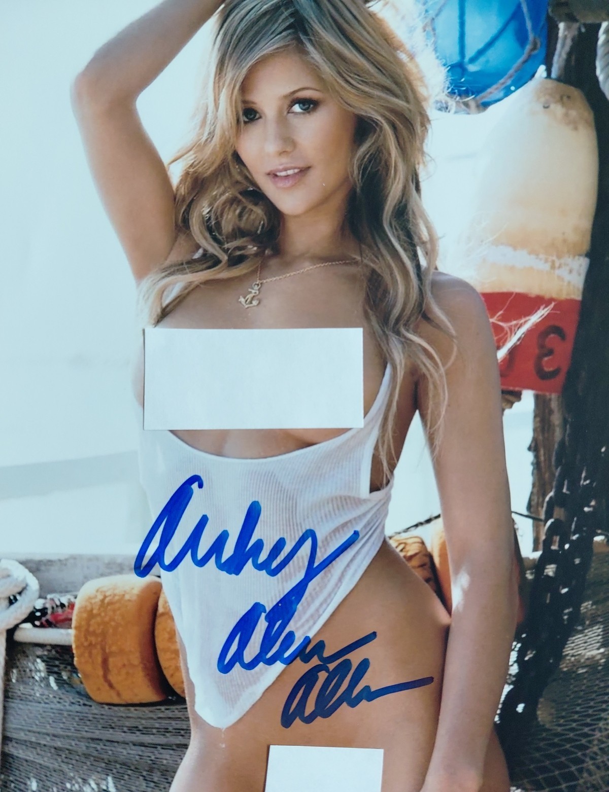 Audrey Aleen Allen * Playboy Model Hand Signed 8×10 Autograph COA