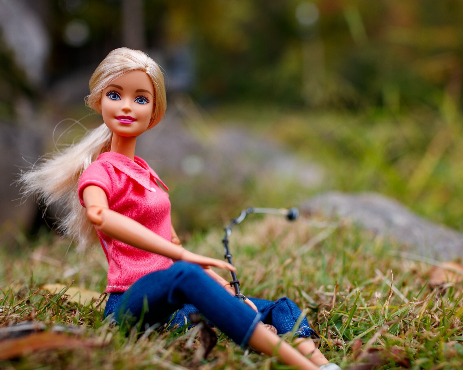 Barbie Goes Fishing in Gettysburg Photograph