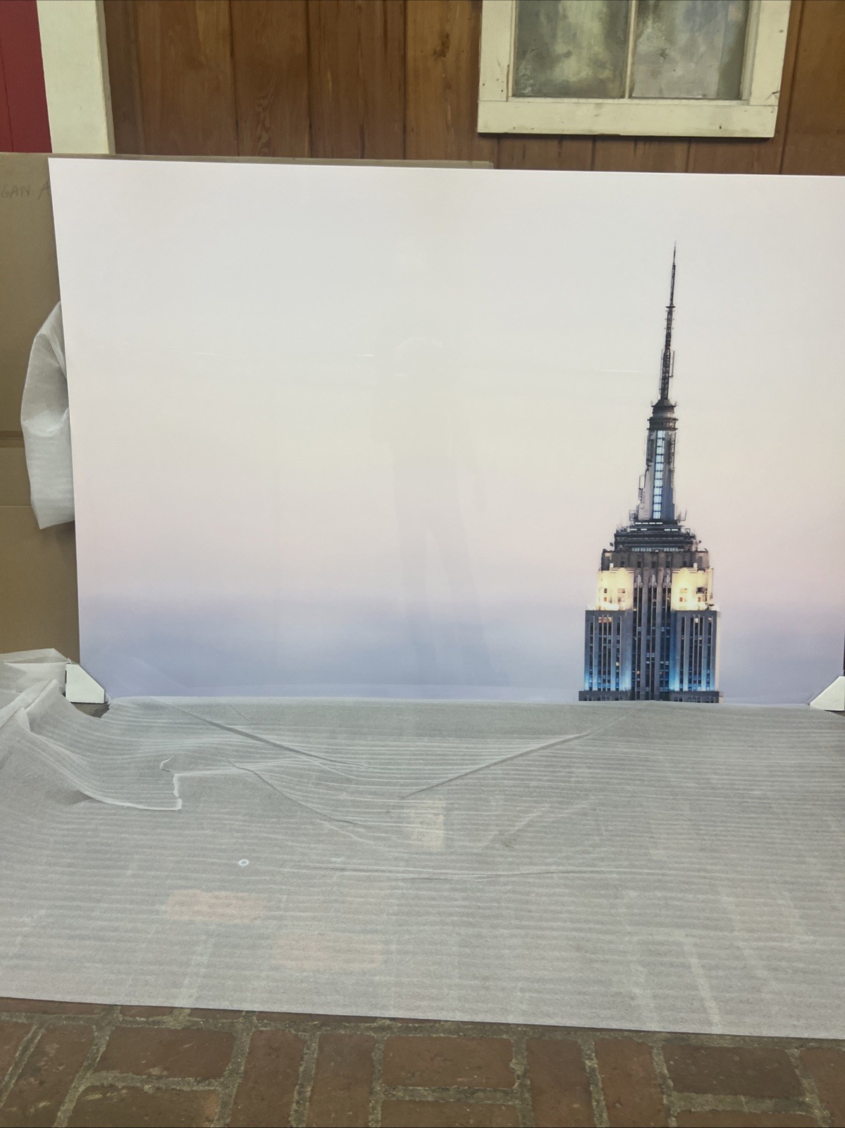 Empire State Building Giant Scale Plexiglass Mounted Photograph