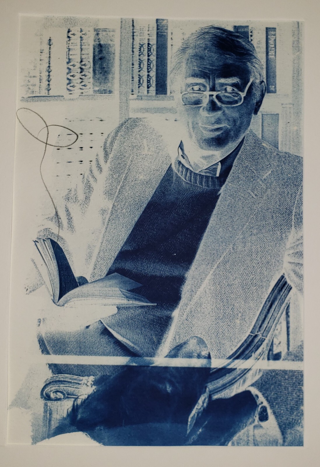 JEFFREY NELSON Original Hand SIGNED Cyanotype Photography “GREGORY PECK”