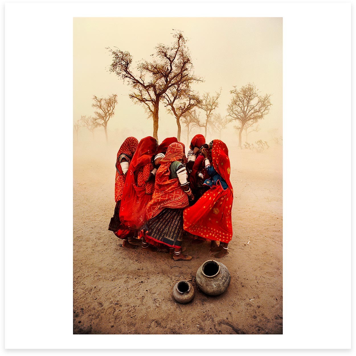 Steve McCurry – Signed – Women, Rajasthan, India – Magnum 6″x6″
