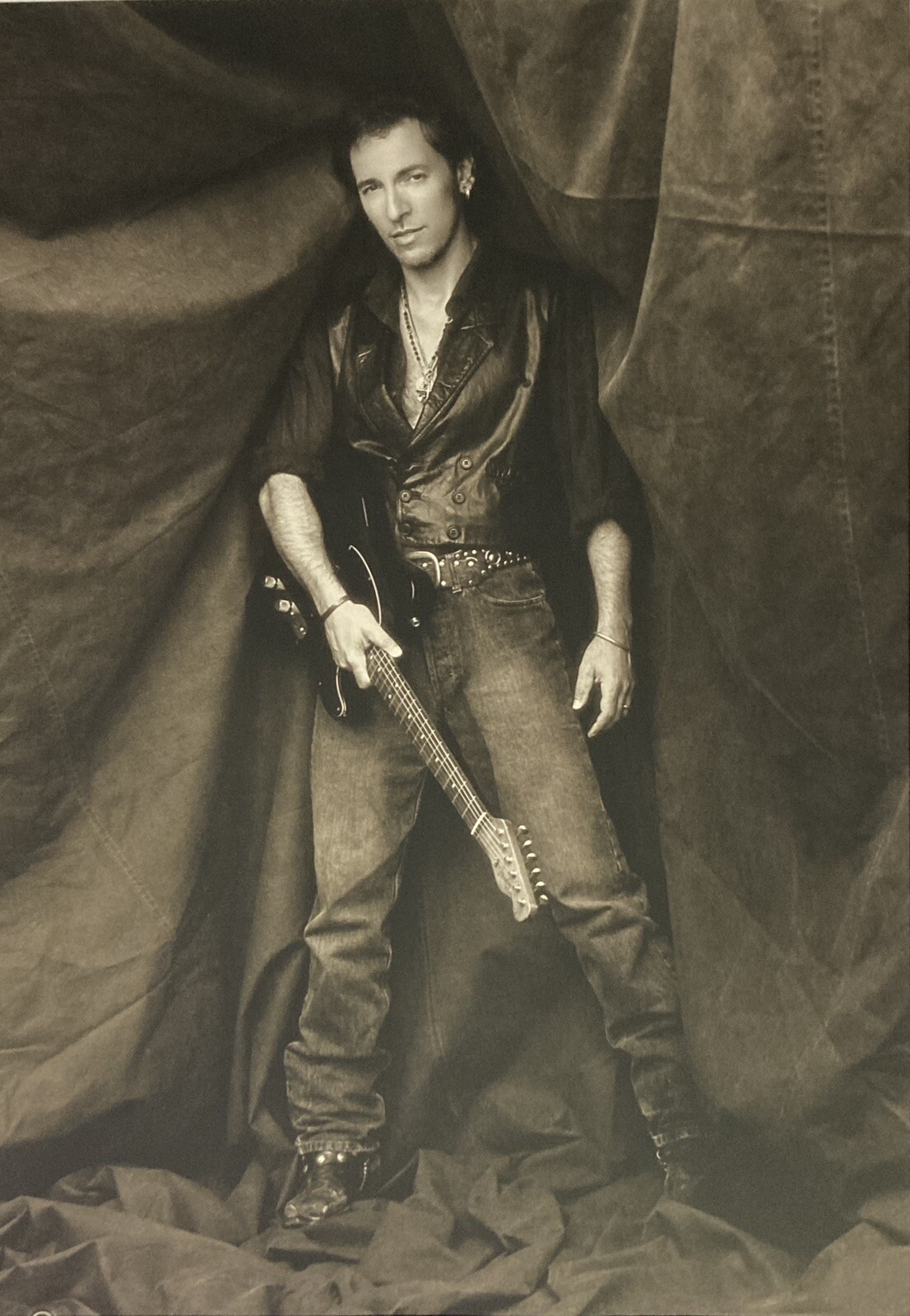1992 Set Of TWO BRUCE SPRINGSTEEN Photogravure Herb Ritts matted