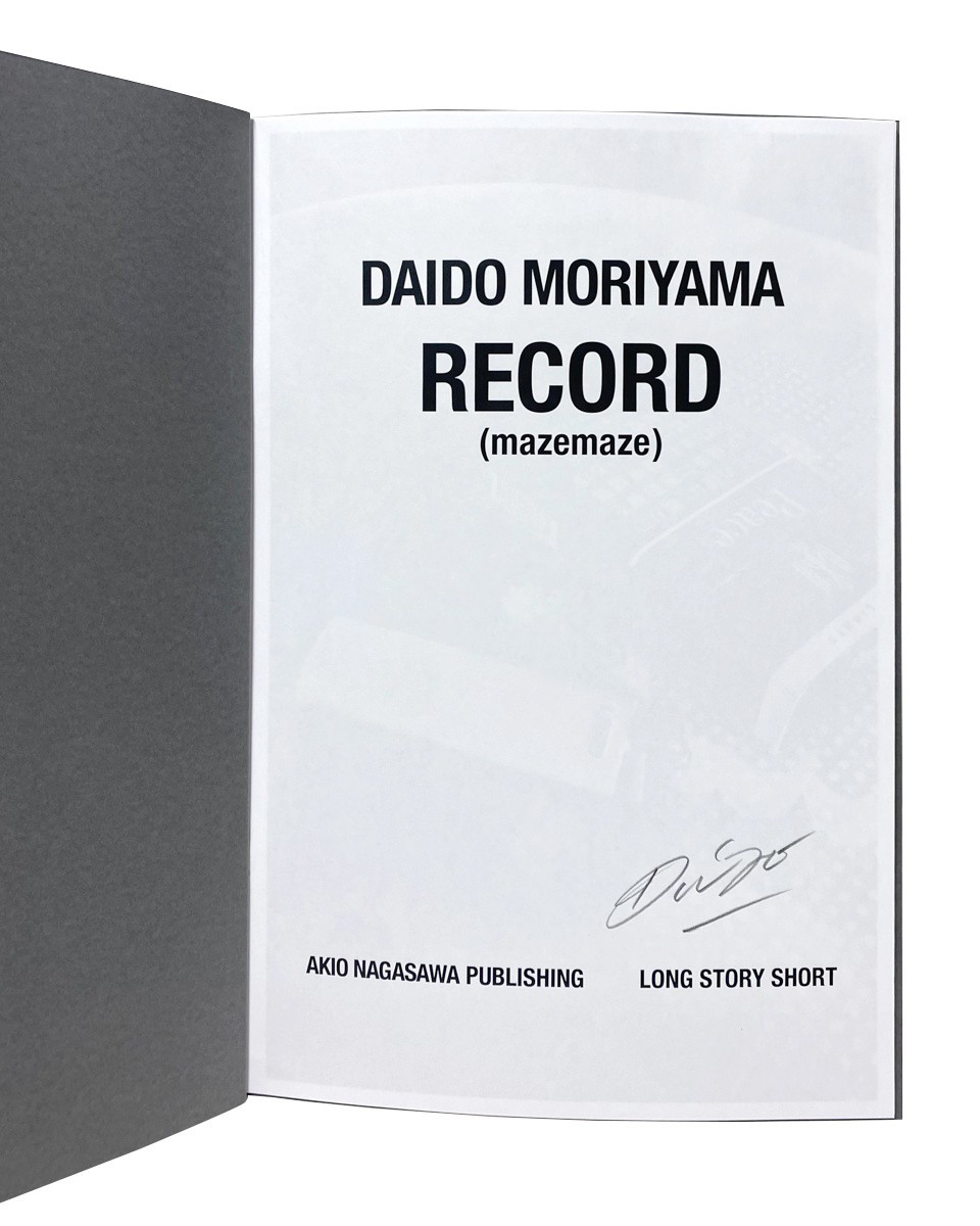 Daido Moriyama Record Mazemaze Signed Ltd 50 Photo Book Rare New Art Ver.A