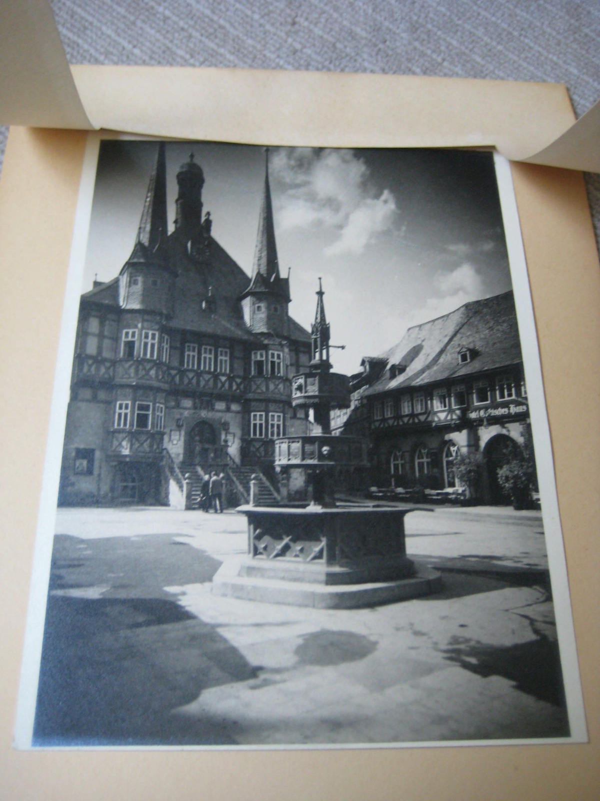 Max Baur Wernigerode Gothic House Resin Original Photograph Photograph 1935