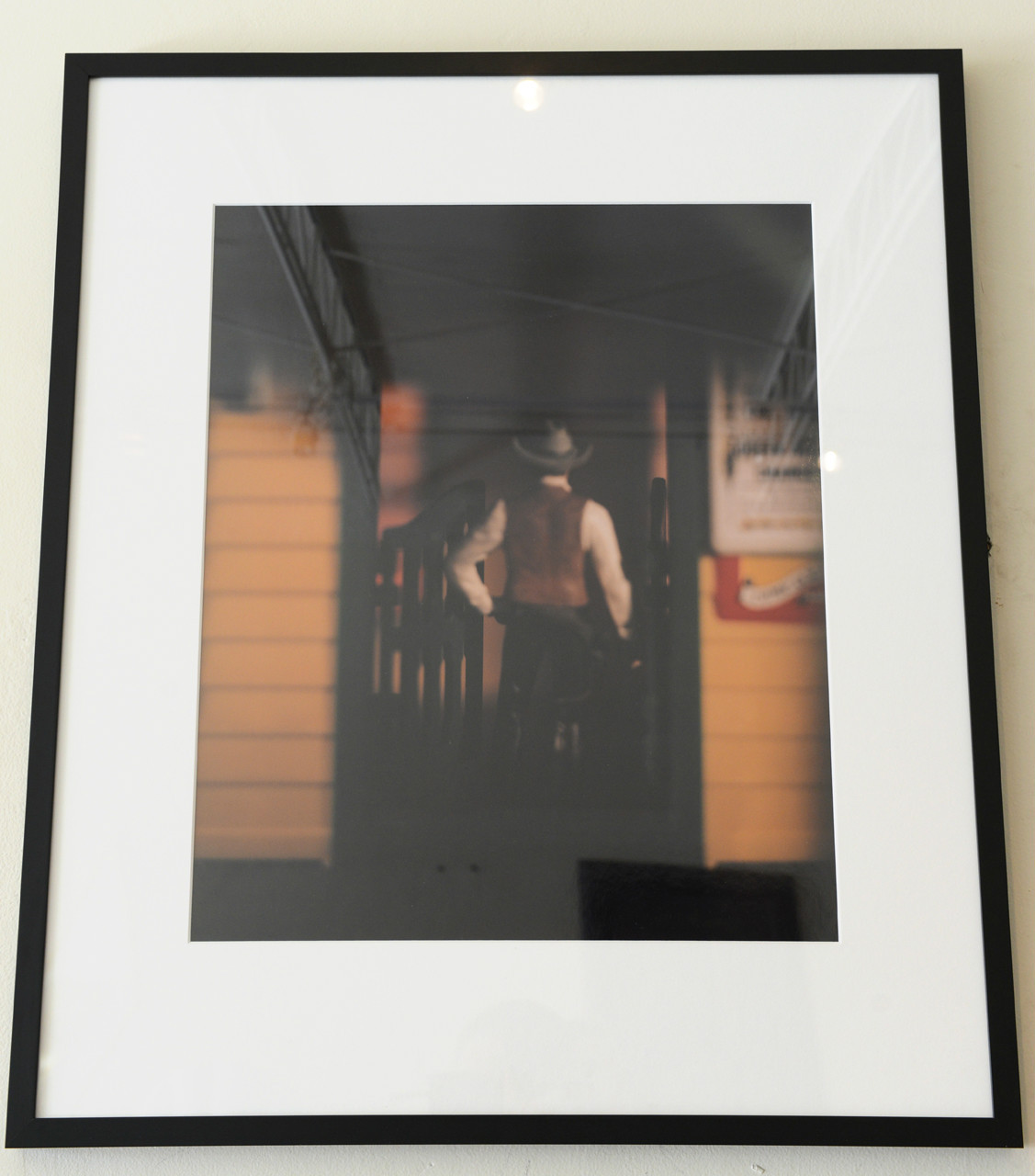DAVID LEVINTHAL ‘Wild West’ 1989 SIGNED Polaroid Polacolor ER Photograph Framed