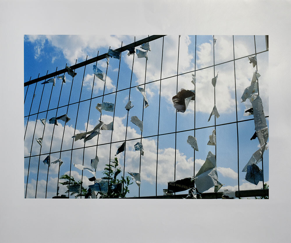 Wilks, A Piece of Blue Sky 2. 2008. [Signed Original Color Photograph].
