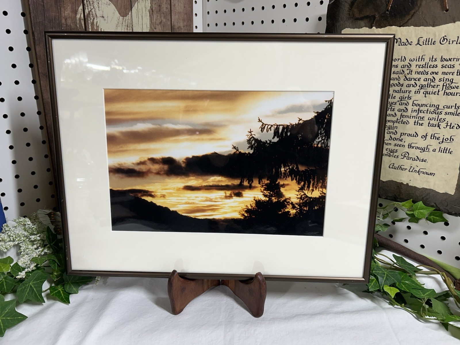 Jerry Jernigan Photography Framed And Matted Sunset Fire