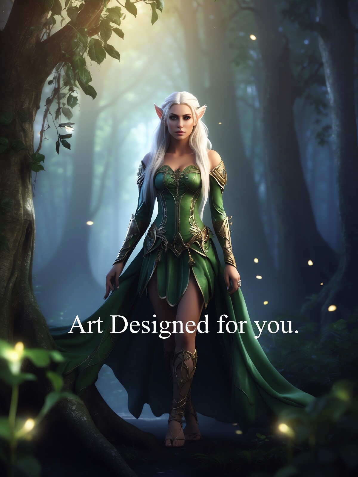 Digital Image Picture Photo Wallpaper Background Beautiful Female Elf