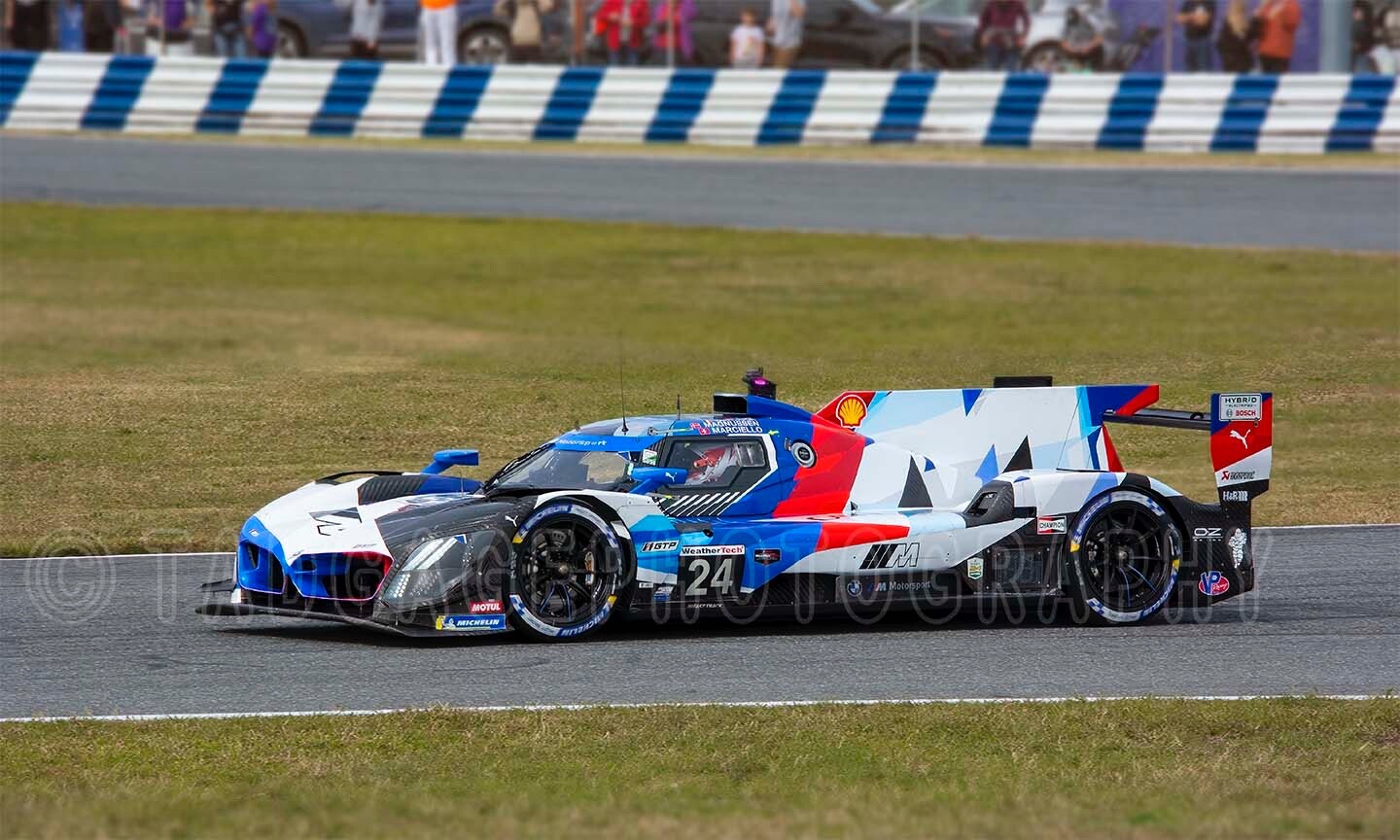 #24 BMW M Hybrid V8 GTP IMSA Rolex 24 Race Car Photo CA2711