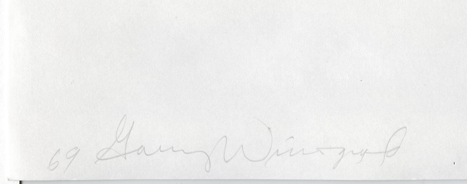 Garry WINOGRAND: Apollo 11 Moon Shot, Cape Kennedy, FL, 1969 / GWHK-01 / SIGNED