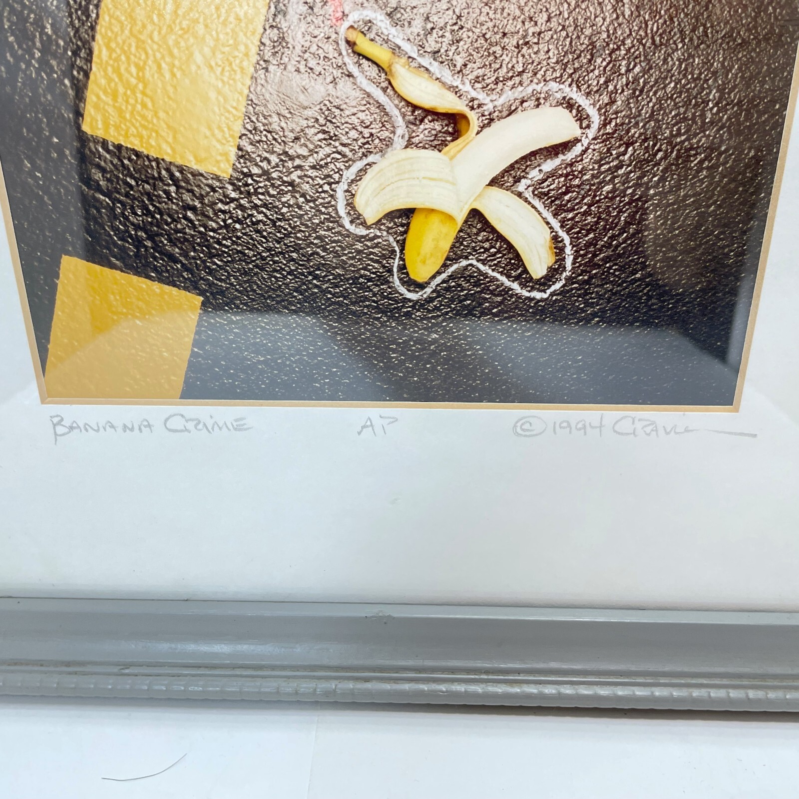 Two 1993 & 94 Signed Original Banana Art Photos by Michael Craven 19.5 x 11.5 in