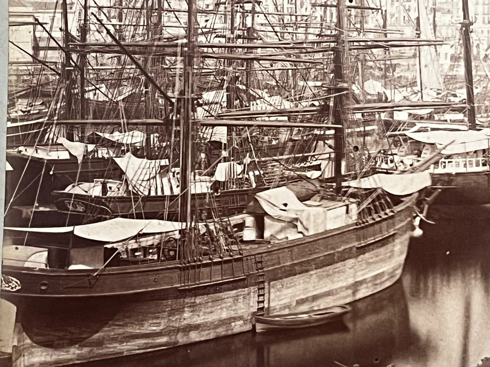 2 Album Photo Giacomo Brogi Circa 1870 Port Naples Napoli Italy 25x19cm (11+12)