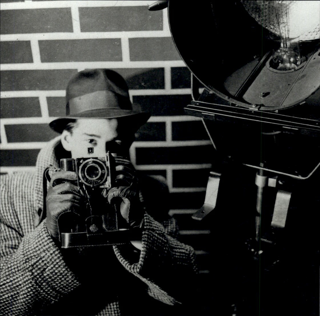 1987 Helmut Newton Self Portrait Yva”s Studio Berlin Germany Art Photo Gravure