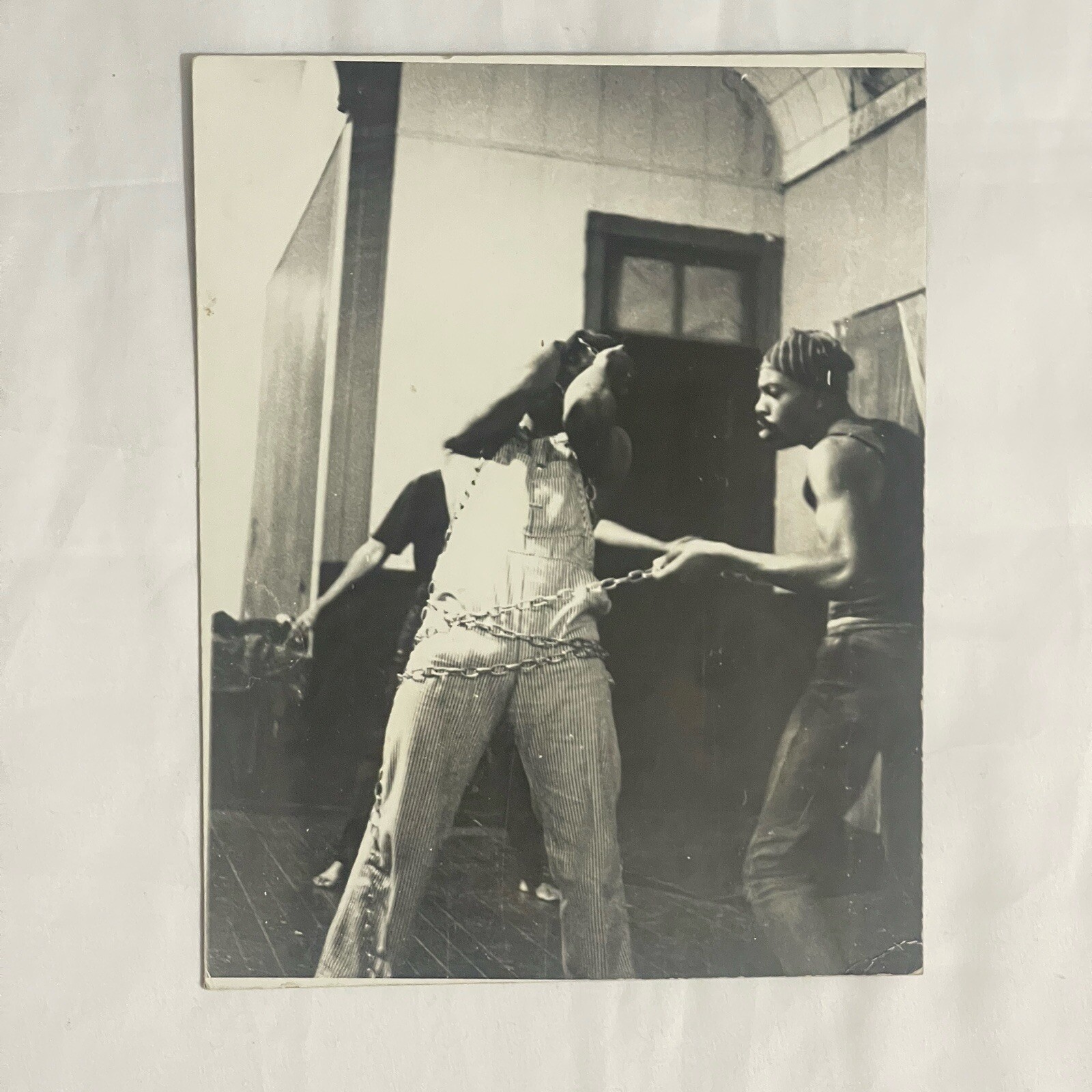 60s Counter Culture Photograph Print Hard Stock Man In Chains ART Photography