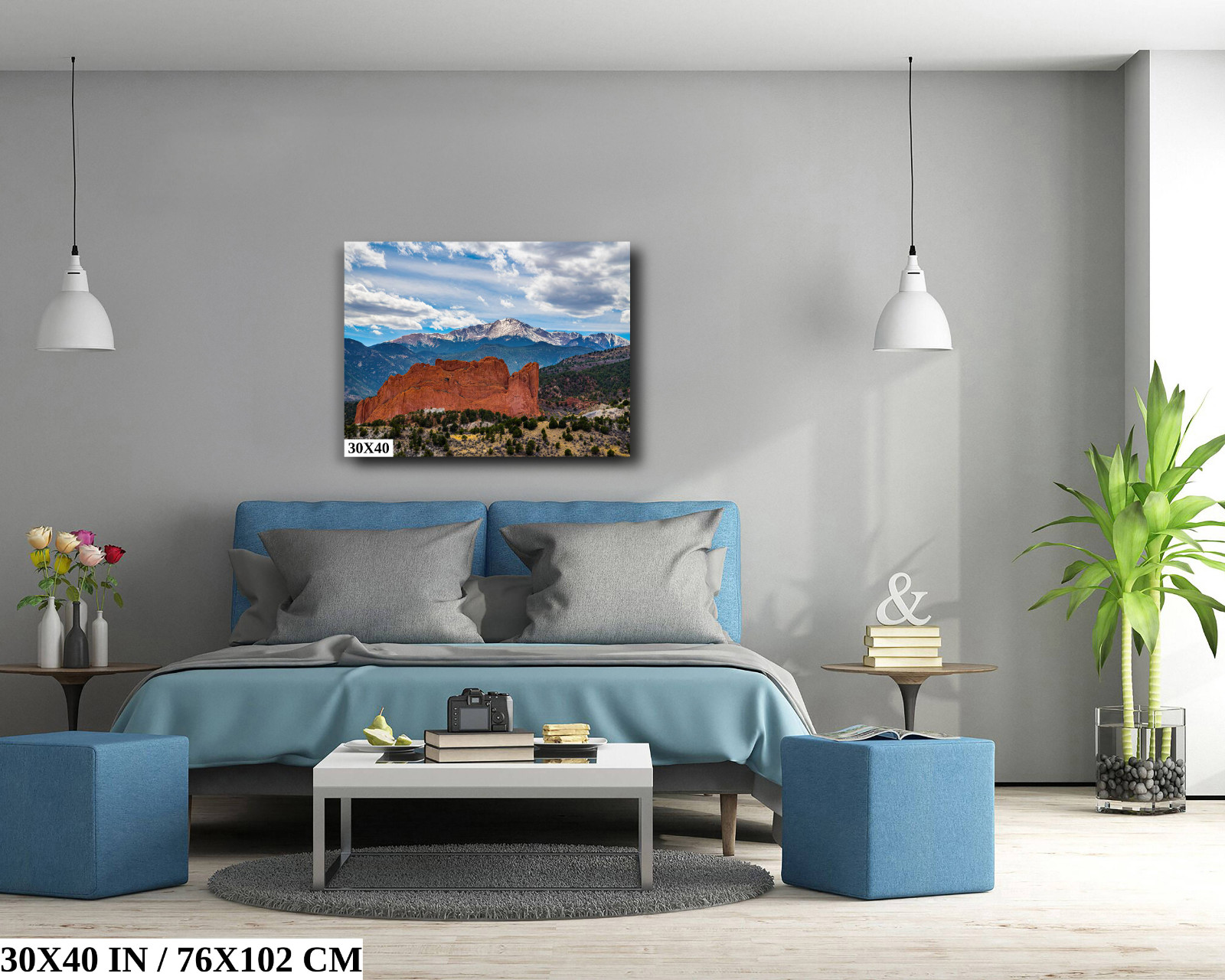 Legends Unveiled: Garden of the Gods and Pikes Peak Colorado Springs Wall Art