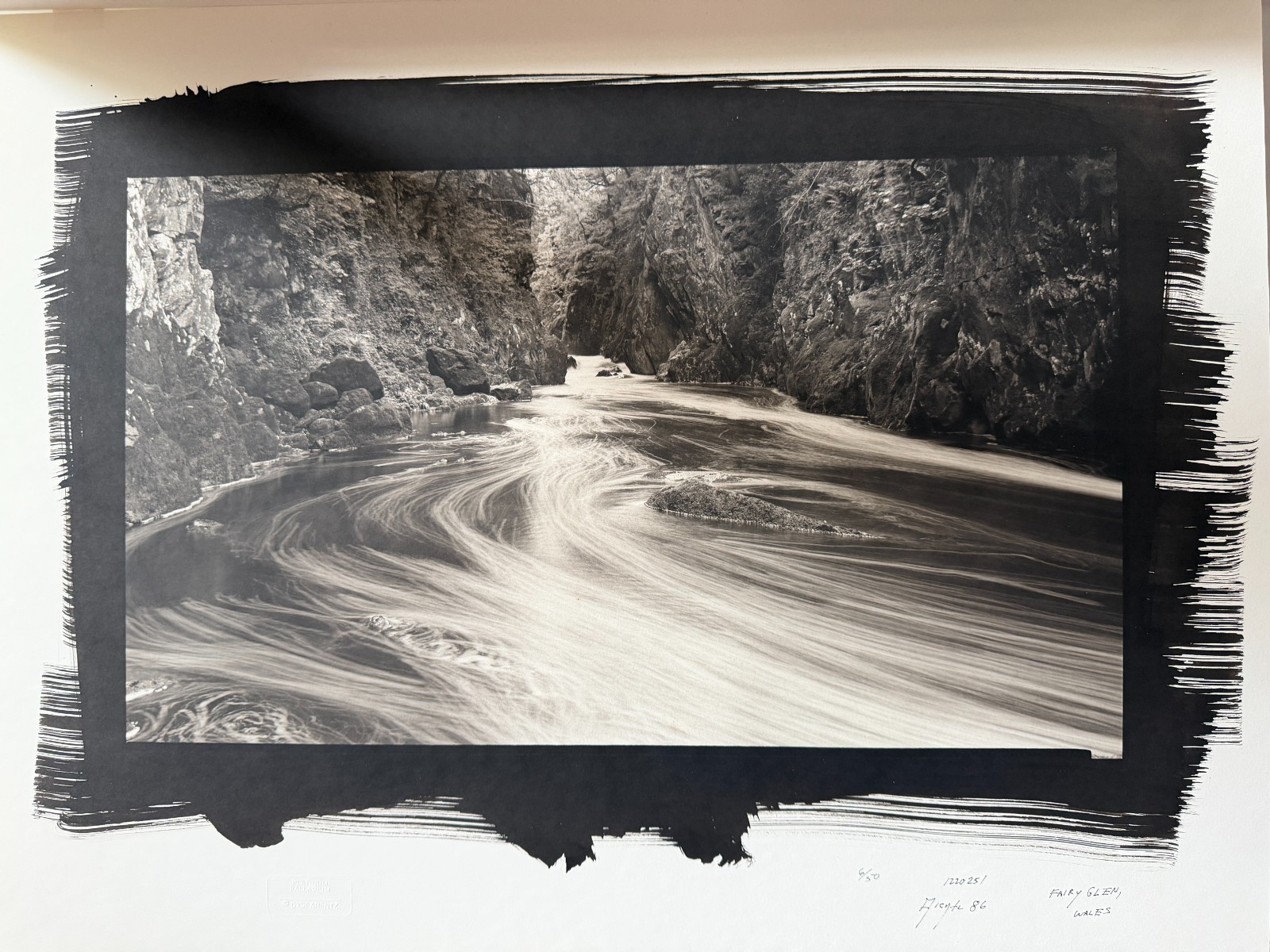 Dick Arentz, Fairy Glen, Wales, 1986, Palladium / Platinum Print