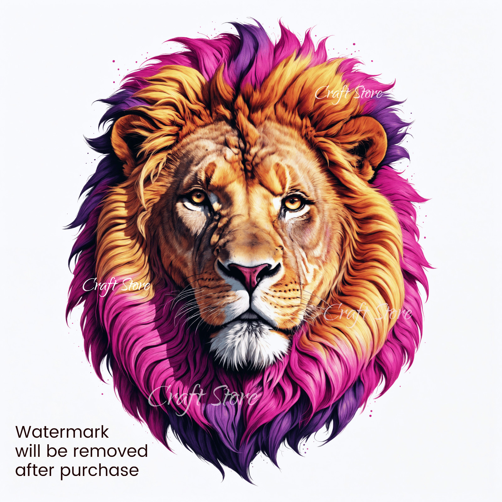 Digital Image Picture Photo Wallpaper Background Lion Art