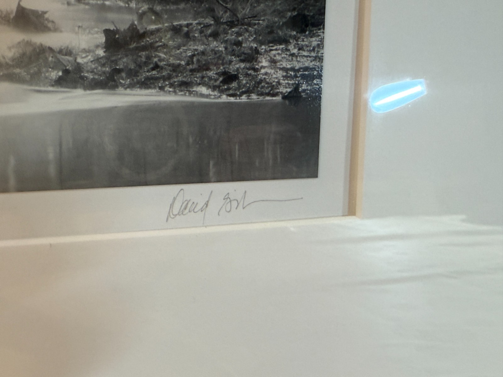 DAVID H GIBSON Photography Signed NOVEMBER MORNING CYPRESS CREEK + Message 1992