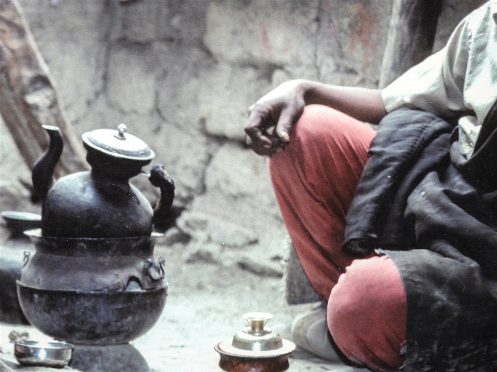 Philip Lieberman 1998 Inner Dolpo Nepal Bon-Po Lama’s Son Color Photograph