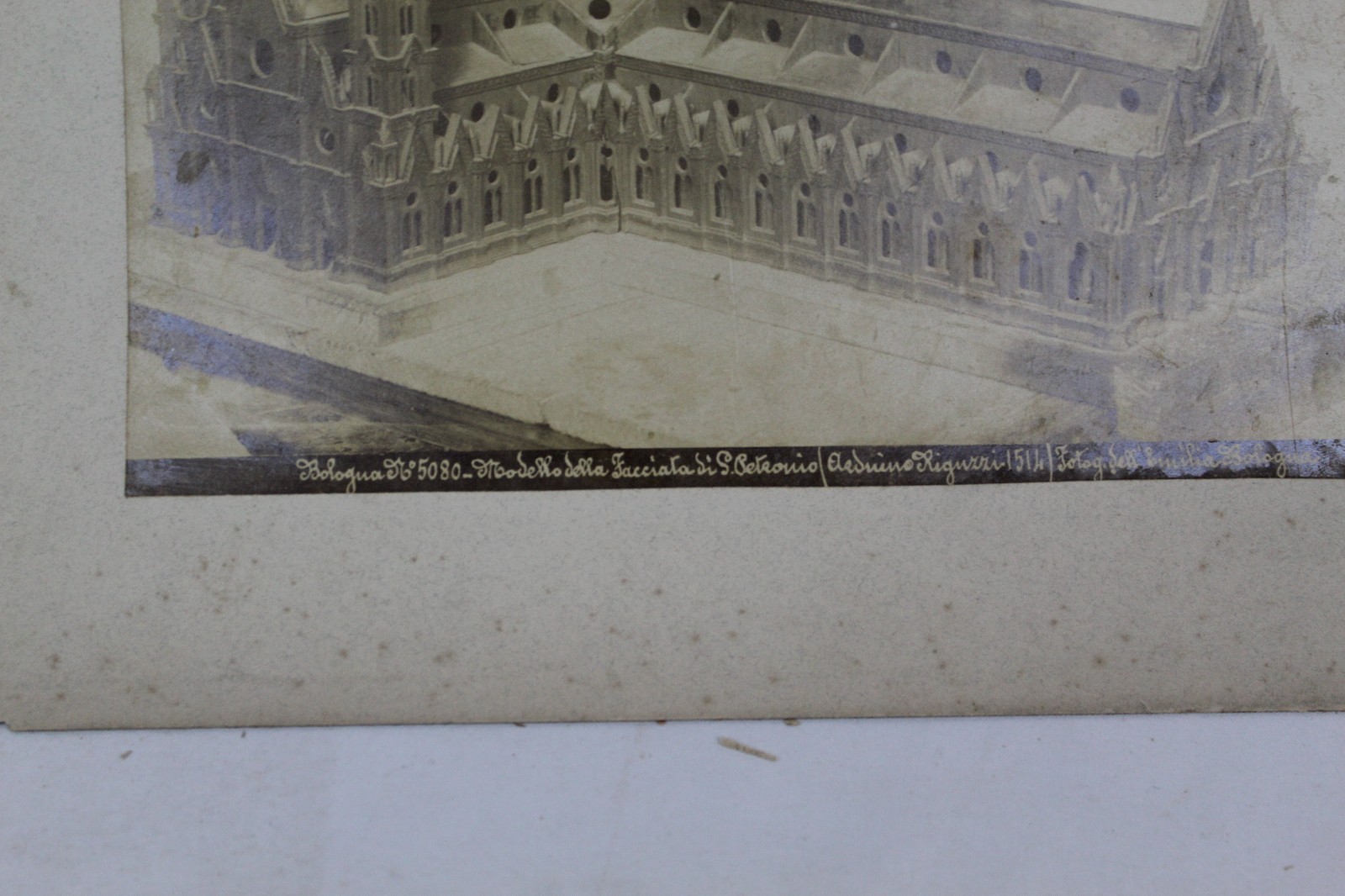 Pair of Italian Architectural Photograph Prints – Bologna Facade Model, Florence