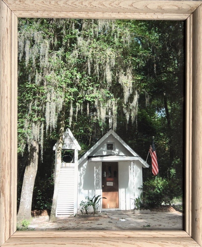 “Smallest Church In The USA,” Harris Neck, Georgia, 8×11”