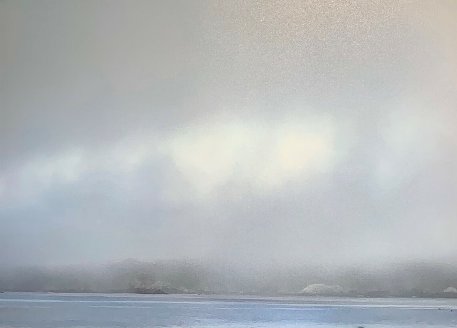 ‘Blue Horizon’ photography on canvas 50″ x 42″ framed one of a kind