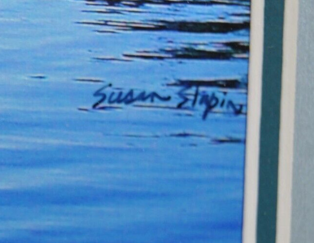 Framed & Matted Photo by Susan Slapin Signed Print 13″ by 17″