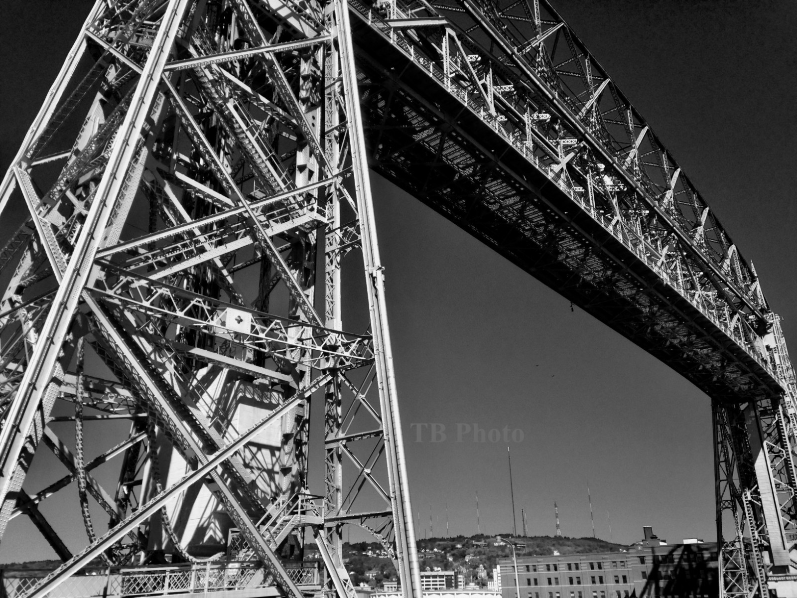 B/W Photograph: Lift Bridge – Duluth, MN – Original And Limited 8×10