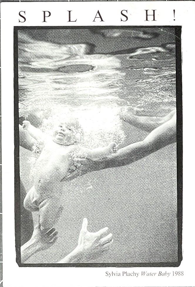 SYLVIA PLACHY (b. 1943) Group Art Show Announcement Card 1990 – Splash!