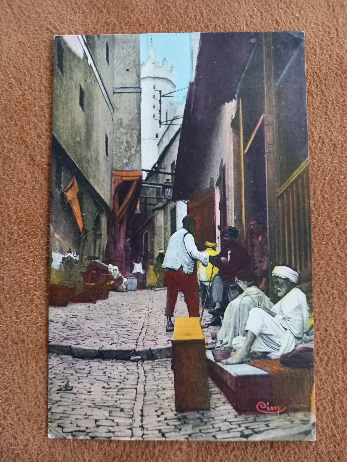 CPA Algeria/Algeria, Alger/Algiers Une Rue de la Casbah