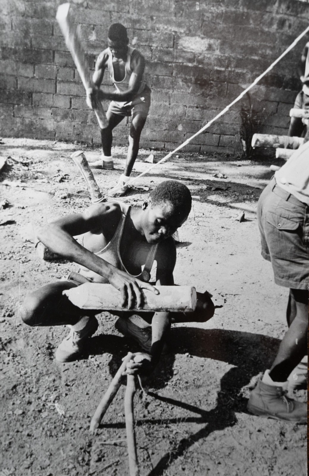 Photo Argentique, Rc Jeune Garçon Afrique 16X24Cm 1960