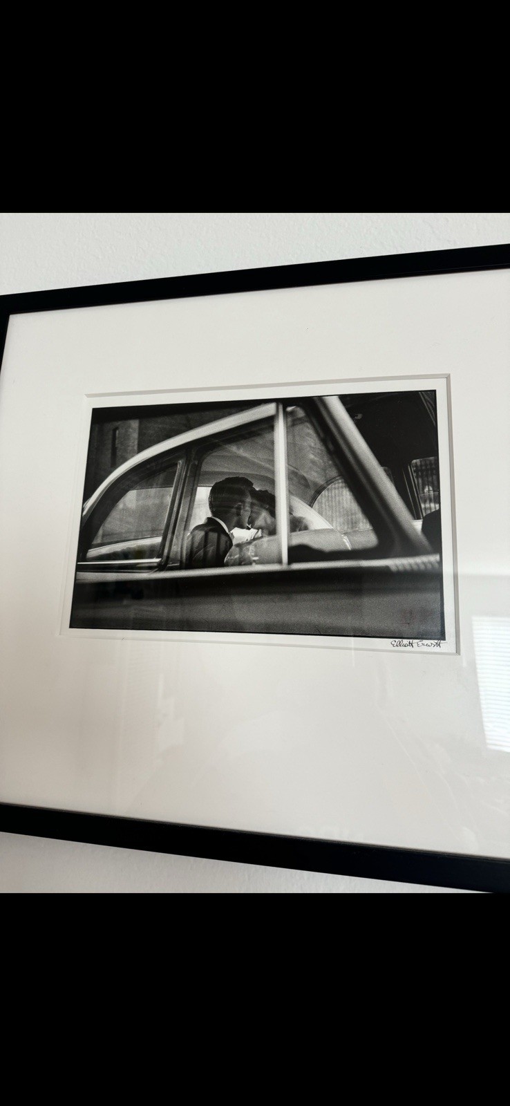 Elliott Erwitt New York City Newlyweds 1955 Signed Gelatin Silver 16×20