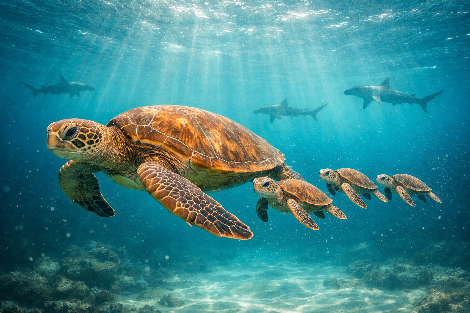TURTLES OCEAN PHOTOGRAPH DIGITAL IMAGE PICTURE 0.99 BACKGROUND DESKTOP CUSTOM