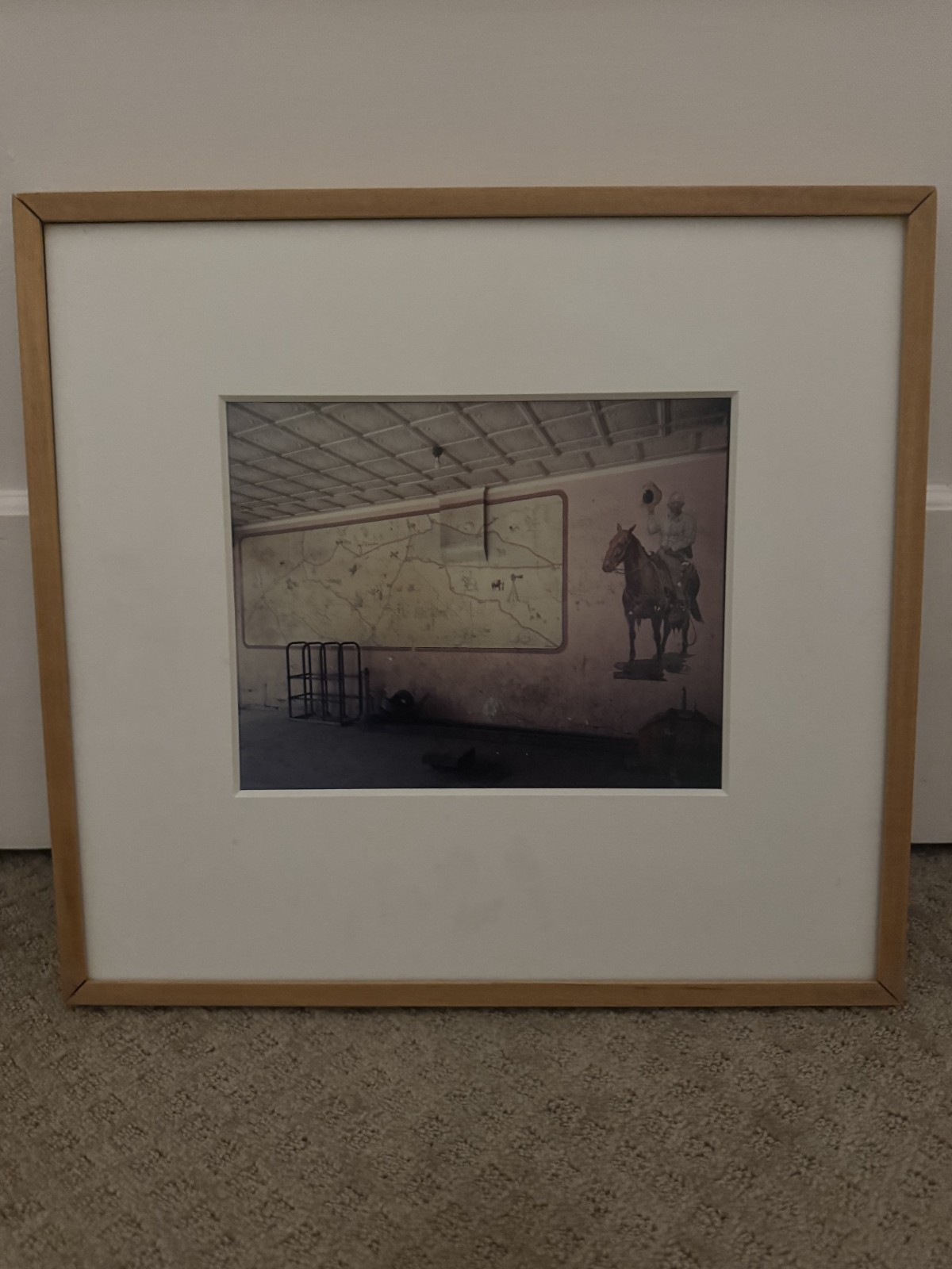 Jim Dow “Wall Painting at Mohawk Tire Store, 1980”