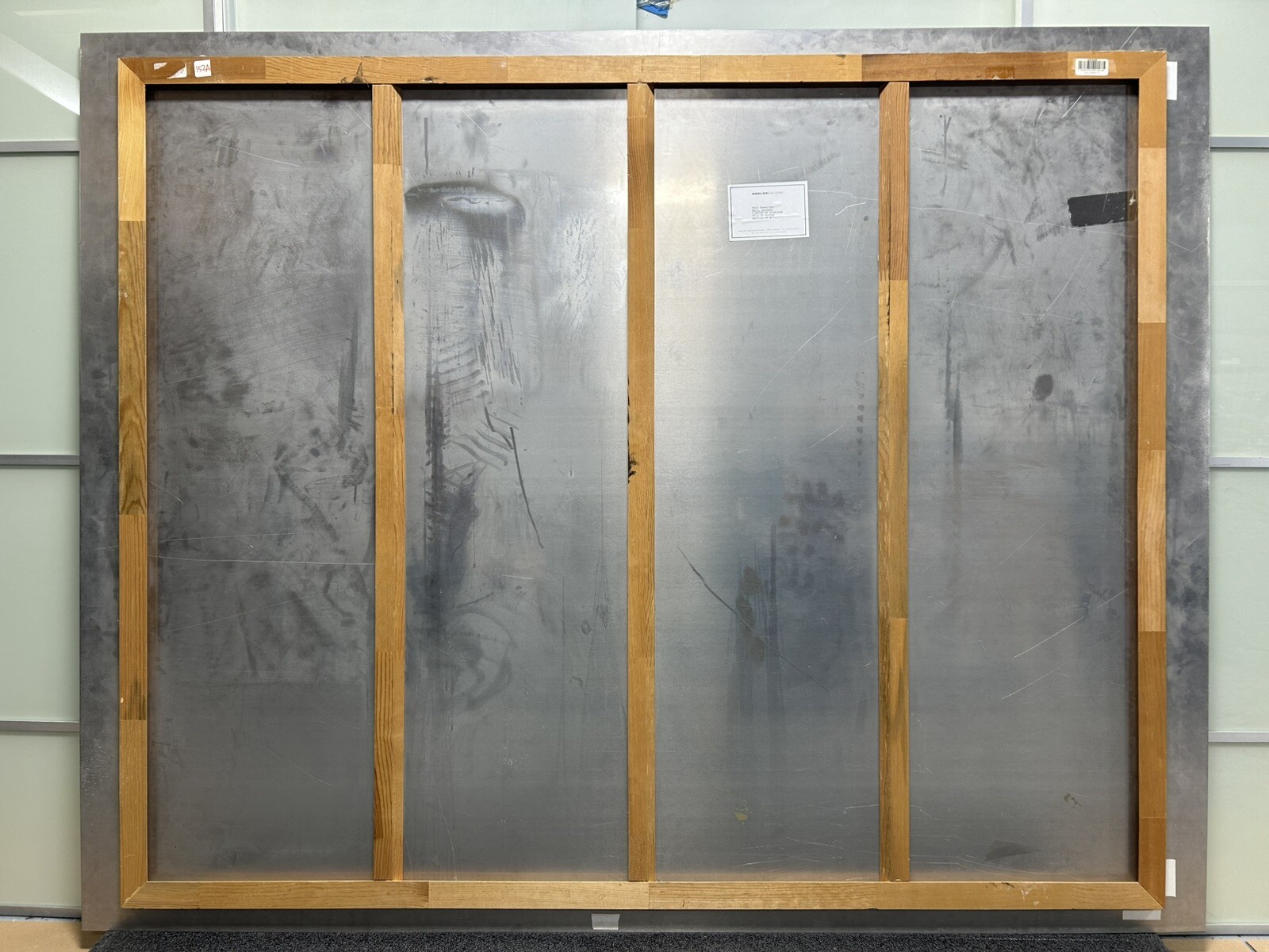 Unframed C-print on Aluminum, “Wall”, Belfast, Ltd. Ed. By Paul Seawright, 1997.