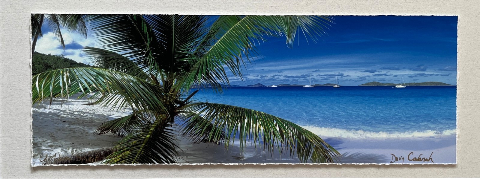 Vintage Doug & Leah Cavanah Fine Art Landscape Photographs ‘Caribbean Spirit’