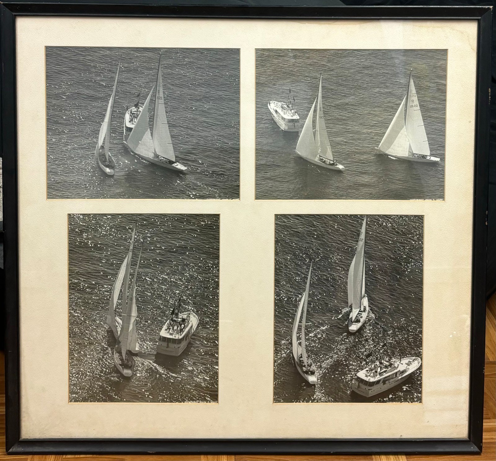Original JOHN HOPF 1970 America’s Cup SAILING RACE Controversial START Photos