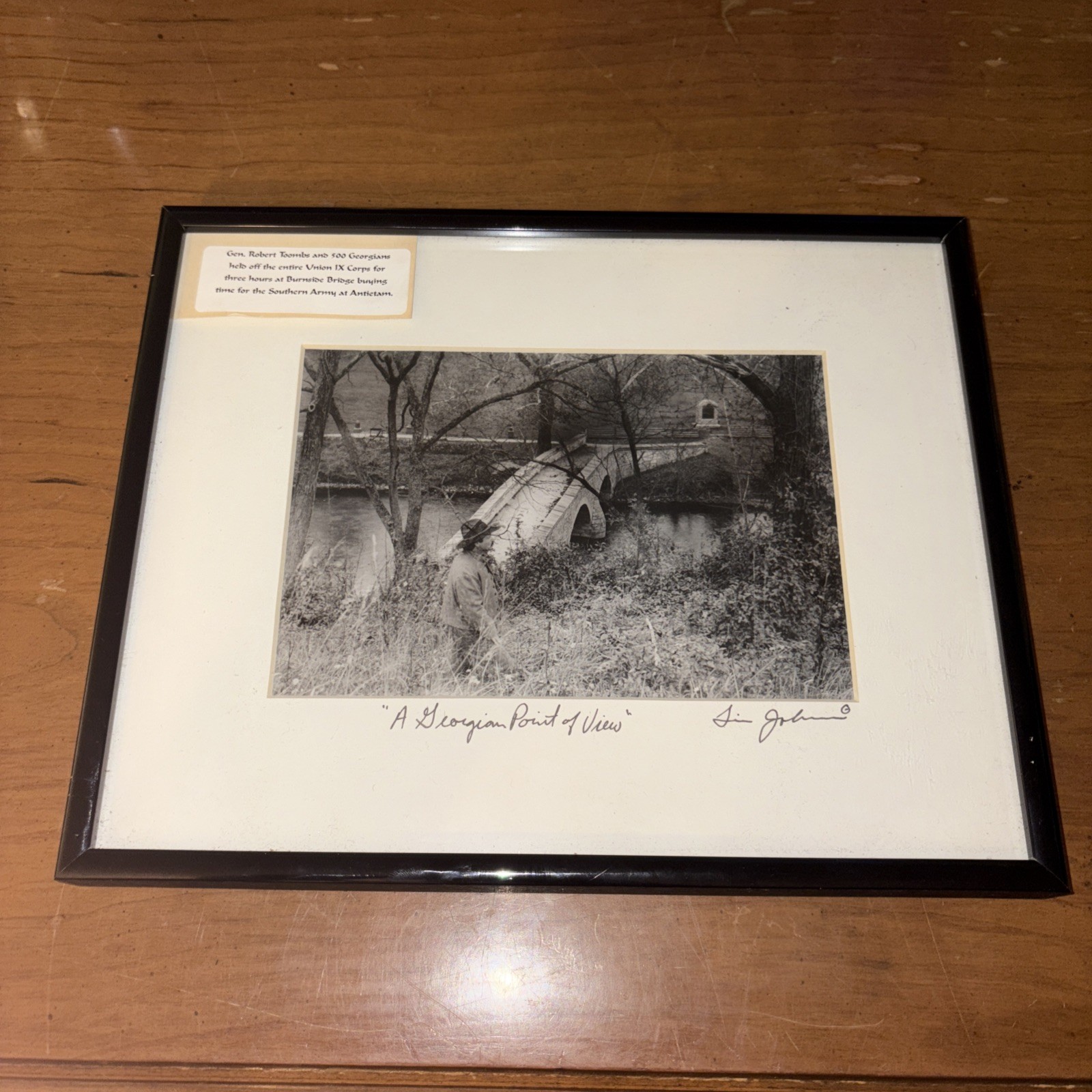 Tim Johnson Photography Civil War Ghosts – Signed Framed & Matted – FORT BURNHAM
