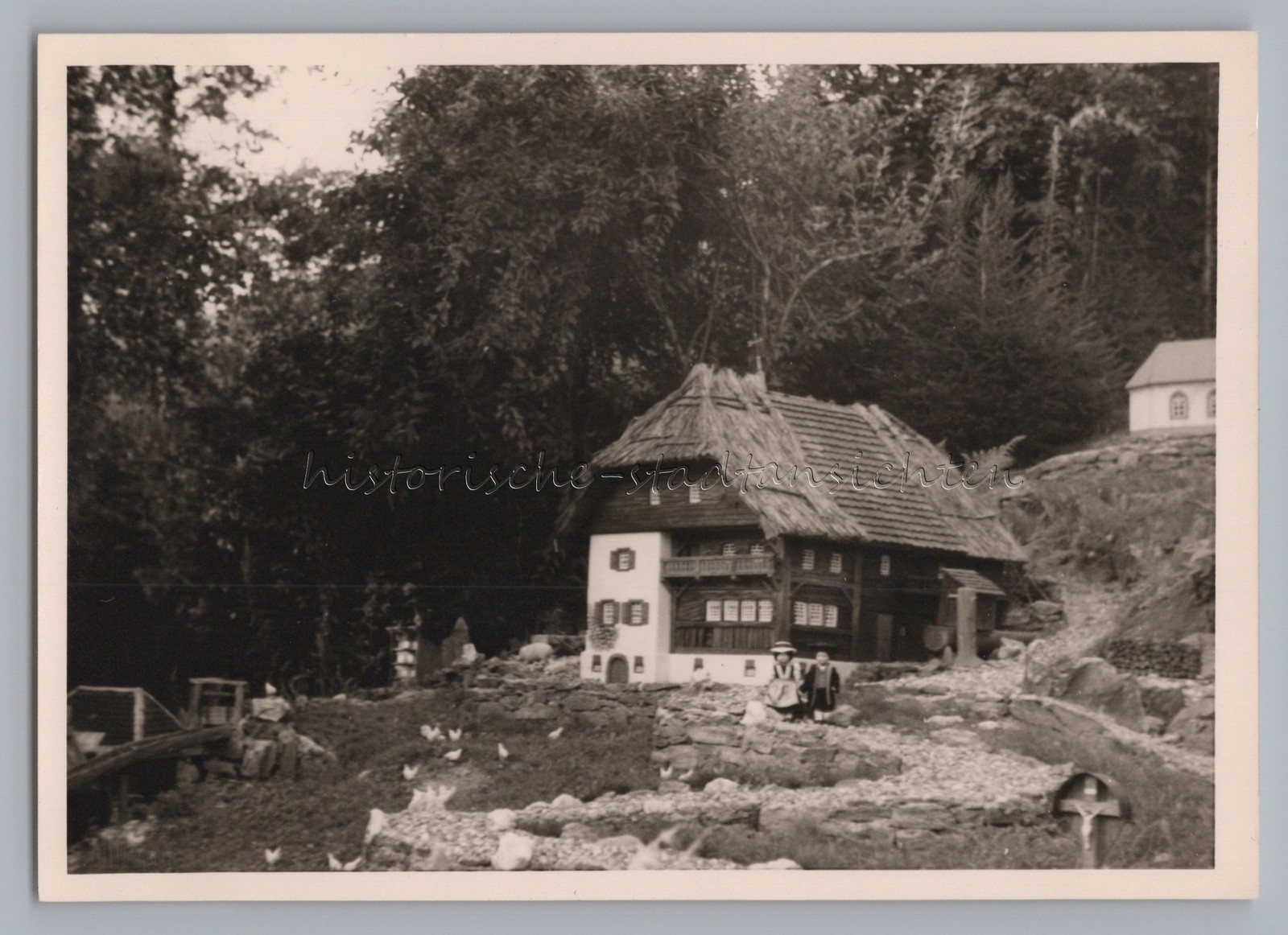 Simonswald – Fairytale Forest Miniature Building – Vintage Photo 1950s