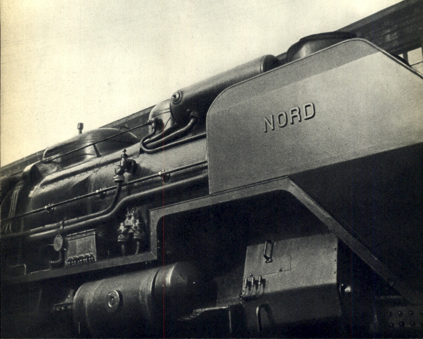 1934 1932 Original MAN RAY Railroad Nord Locomotive Engine Art Photo Gravure