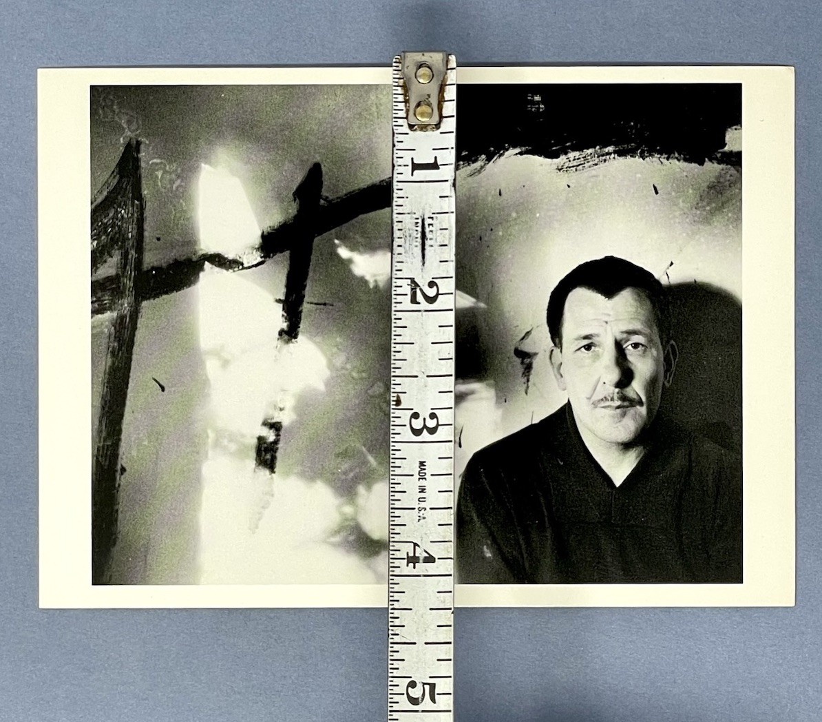 Franz Kline Art Print Card Photo By Hans Namuth Fotofolio 4”x6” AbEx Abstract