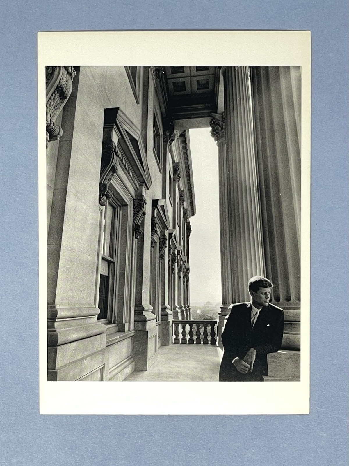 JFK Photo Art Print Card By Arnold Newman Fotofolio 4.25”x6” Washington DC 1953
