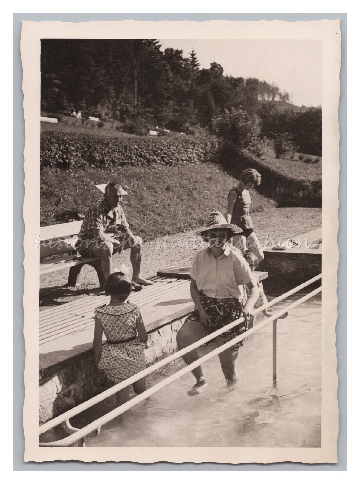 Bad Berneck Kneipp cure old photo 1950s