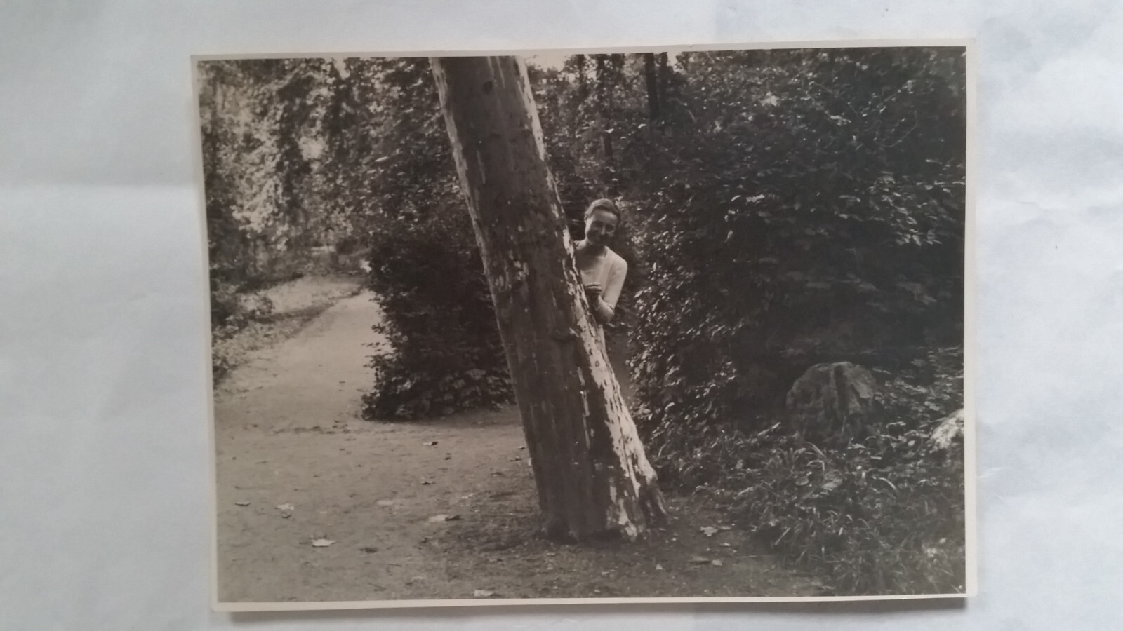 Photo large format 14 pretty girl lady circa 1930s approx 13x18cm