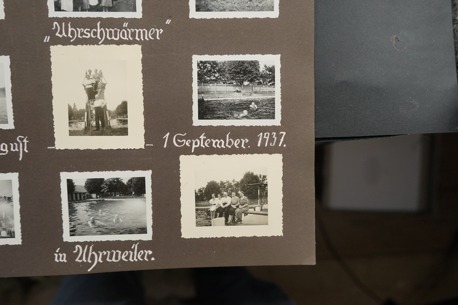 Photo Bundle Lot Ahrweiler 1937 Rhineland Swimming Pool Advertising Advertising Free Image