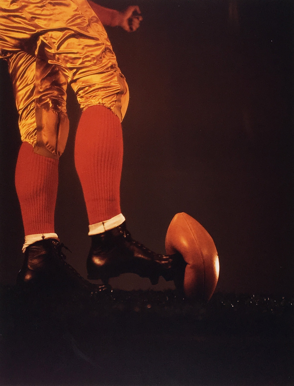Harold EDGERTON: Football Kick, c. 1938 / Chromogenic Print / SIGNED!